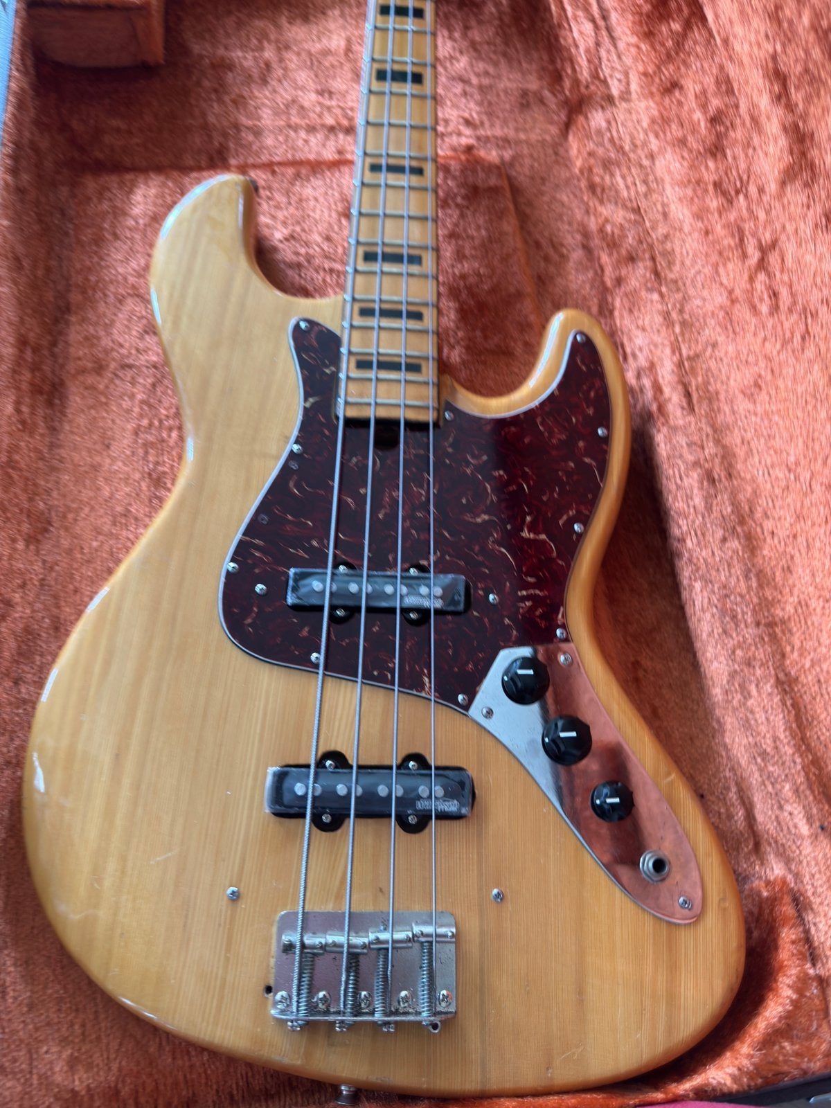 Japanse Jazz Bass Kumika seventies, Ophalen of Verzenden, Gebruikt, Elektrisch