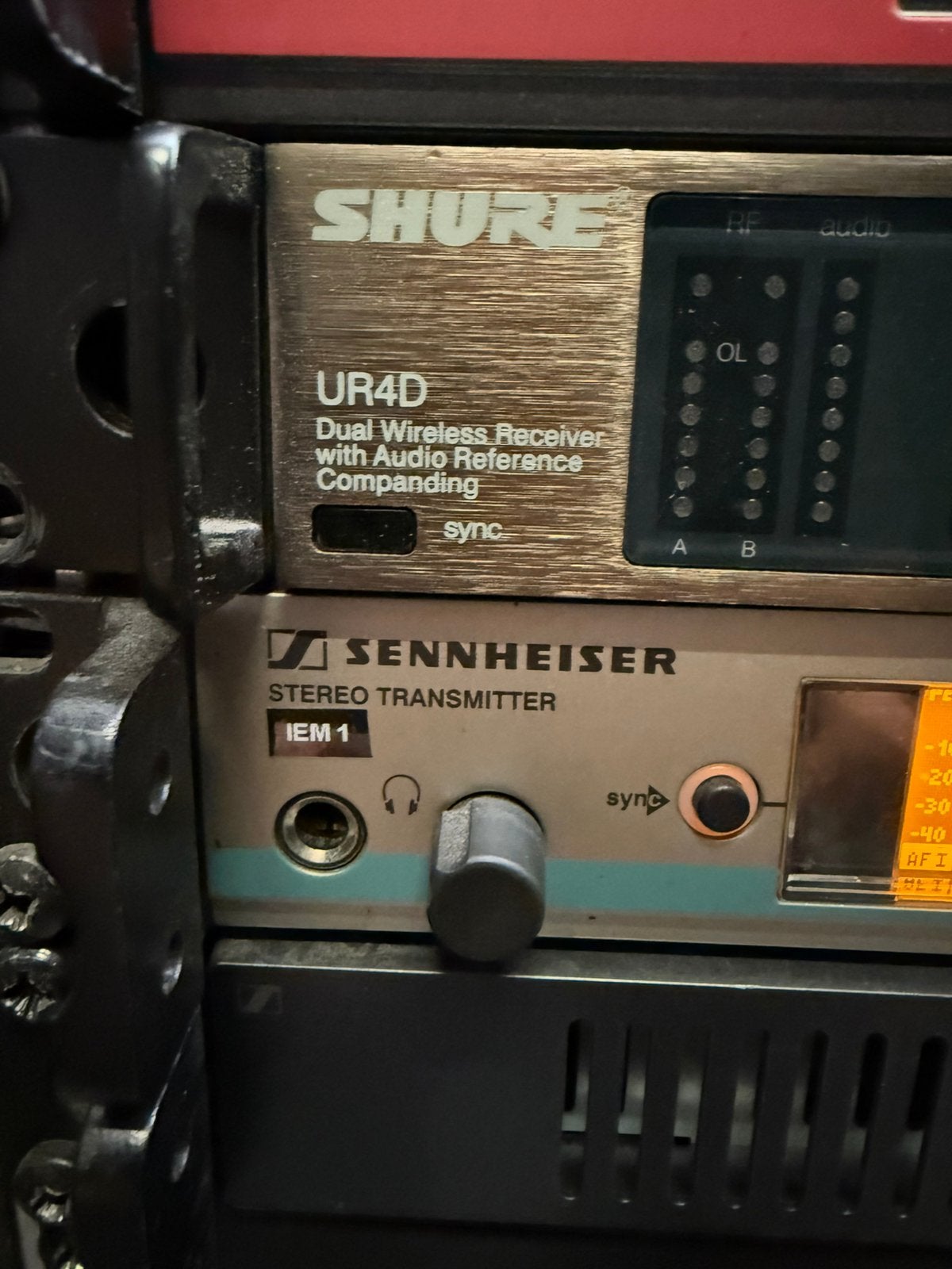 Shure ur4d set, Ophalen of Verzenden, Gebruikt
