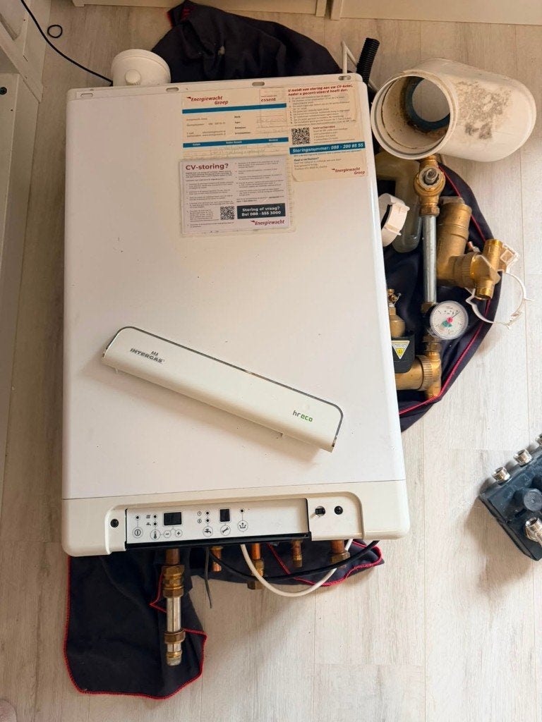 Intergas Kombi Kompakt HReco 30 - 2018, Ophalen, 30 tot 80 cm, Gebruikt, Hoog rendement (Hr)