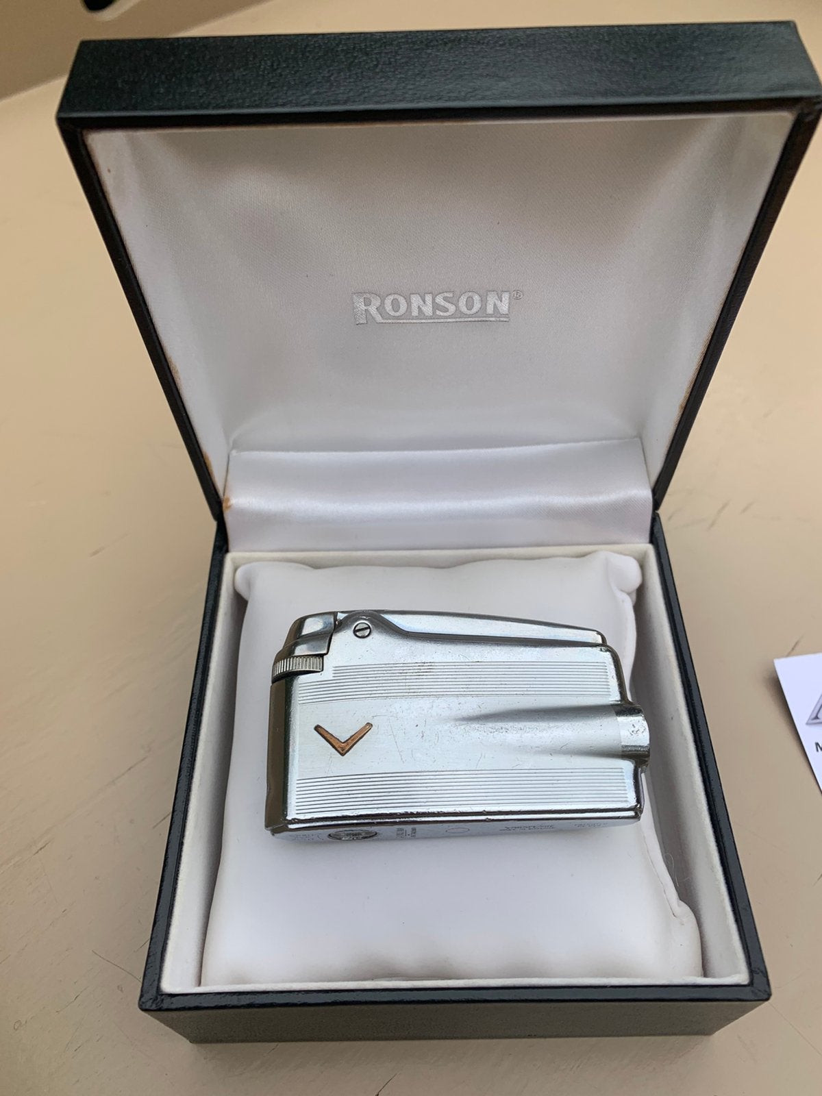 Vintage RONSON aansteker, Verzamelen, Ophalen of Verzenden, Zo goed als nieuw, Aansteker