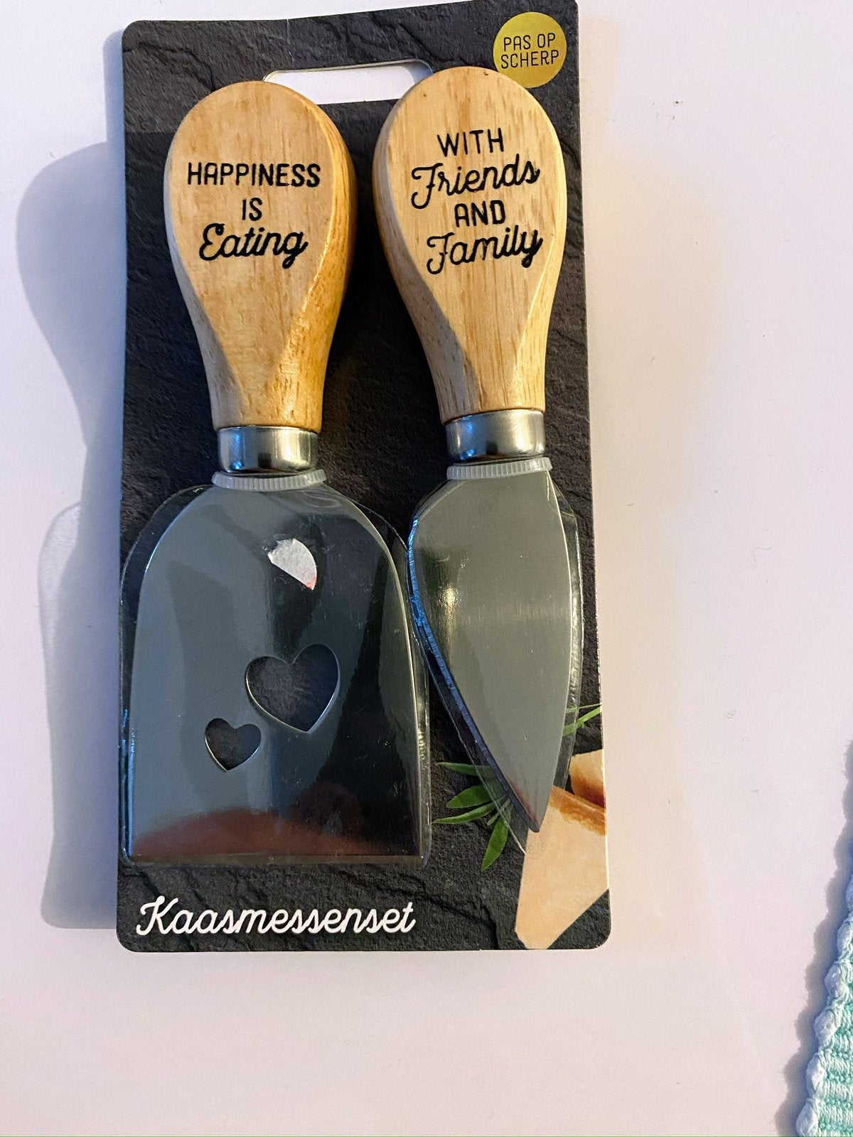 Kaasmessen set - NIEUW in verpakking, Verzenden, Zo goed als nieuw, Rvs of Chroom