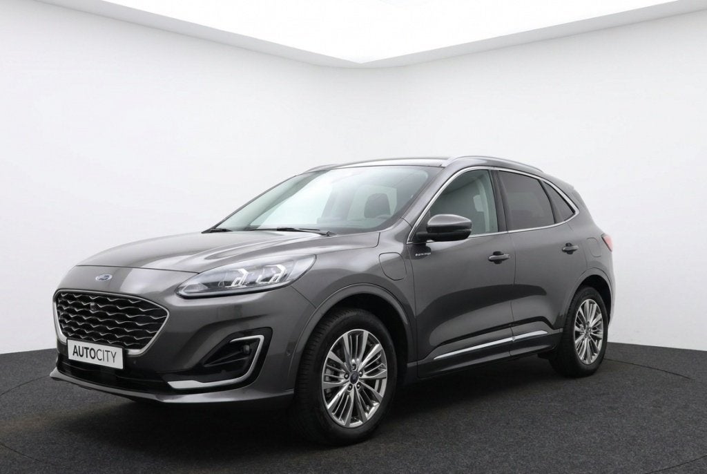 Ford Kuga 2.5 PHEV Vignale Pano l Leder l HUD l WINTERPAKKET, Auto's, 14 kWh, Gebruikt, Euro 6, 4 cilinders