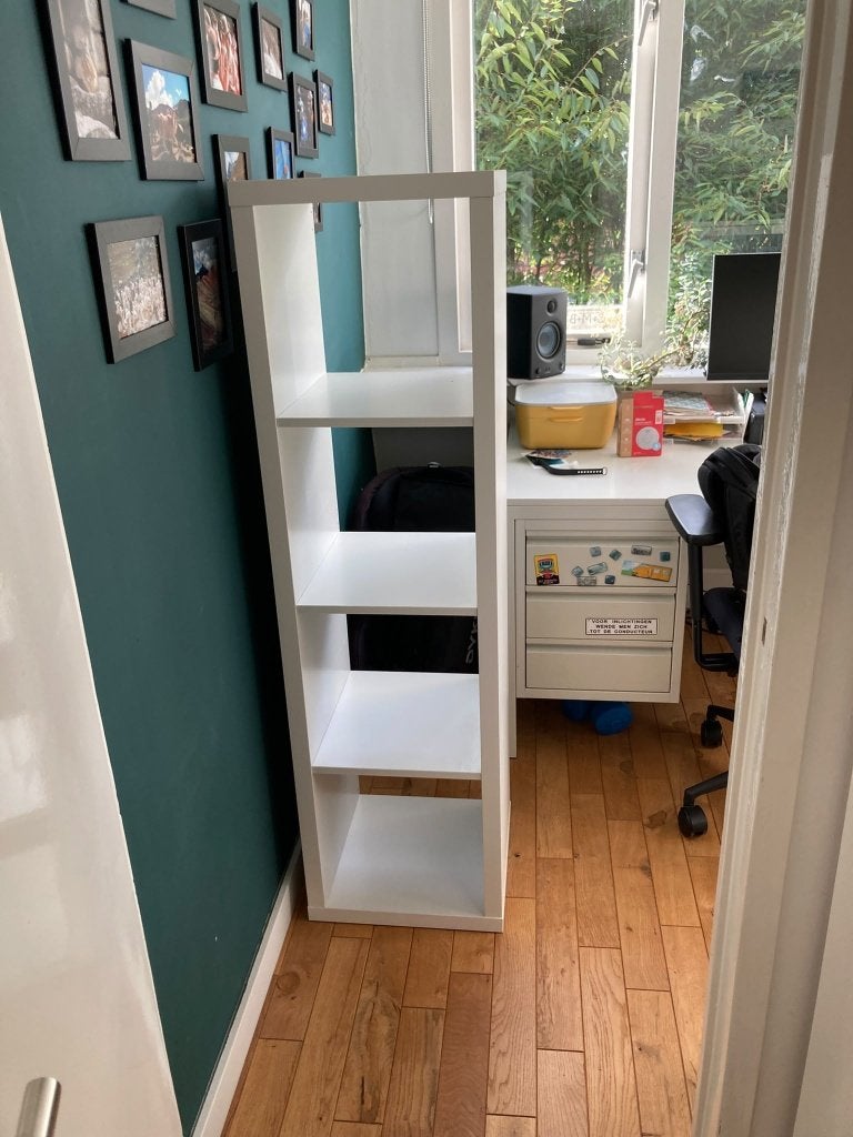 IKEA Kallax kast, wit 42x147 cm, Ophalen, Minder dan 50 cm, 100 tot 150 cm, Zo goed als nieuw
