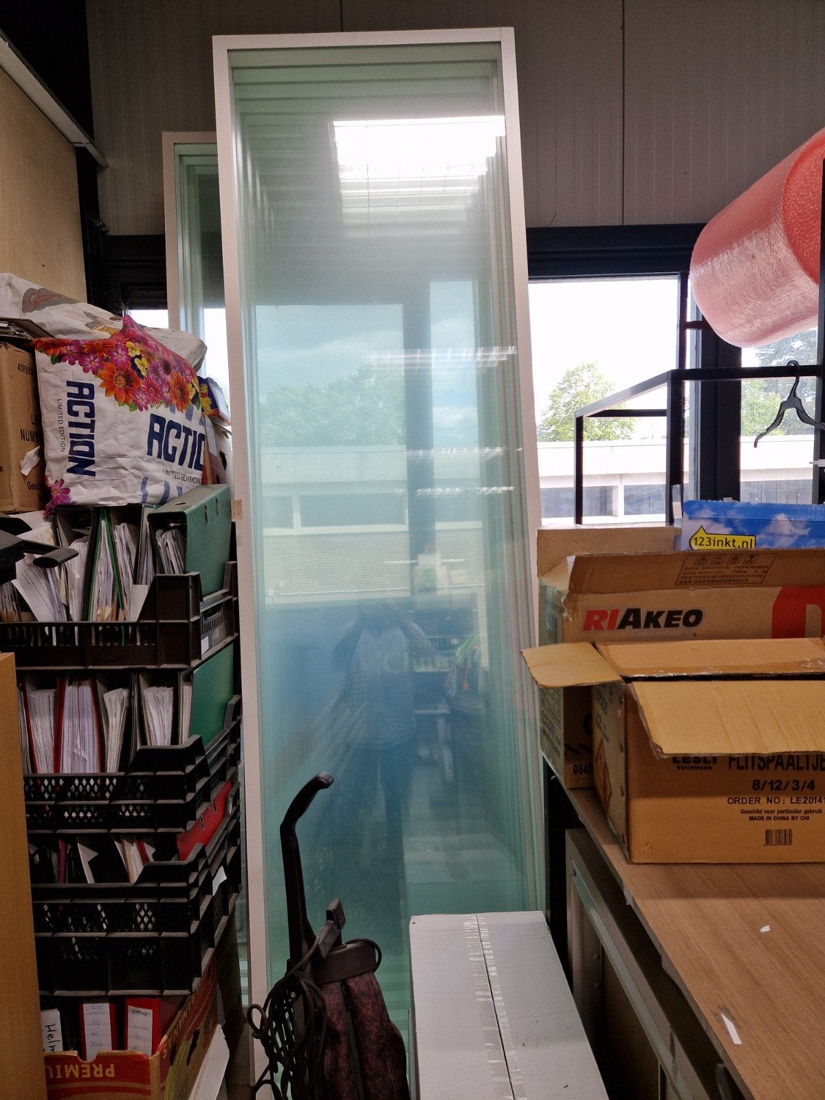 Nieuwe glazen kozijnen voor systeemwand - veiligheidsglas, 80 tot 120 cm, Nieuw, Glasplaat, Veiligheidsglas