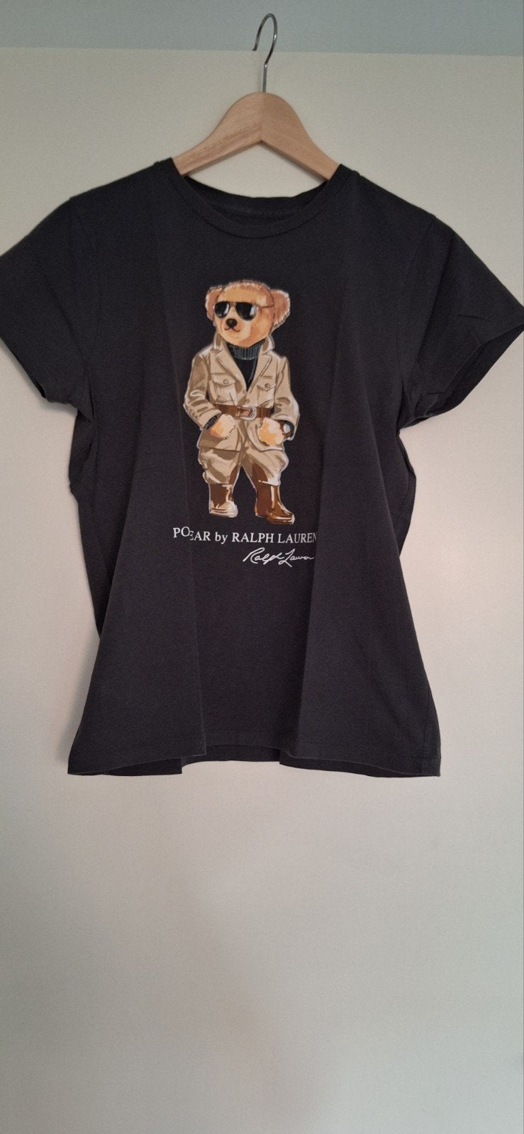Ralph Lauren t-shirt met beer opdruk., Kinderen en Baby's, Ophalen, Gebruikt, Meisje, Shirt of Longsleeve