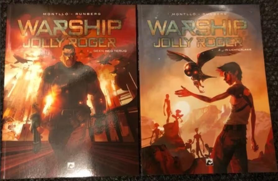 Geen weg terug in lichtelaaie 2x warship n1, Meerdere stripboeken, Ophalen of Verzenden, Zo goed als nieuw