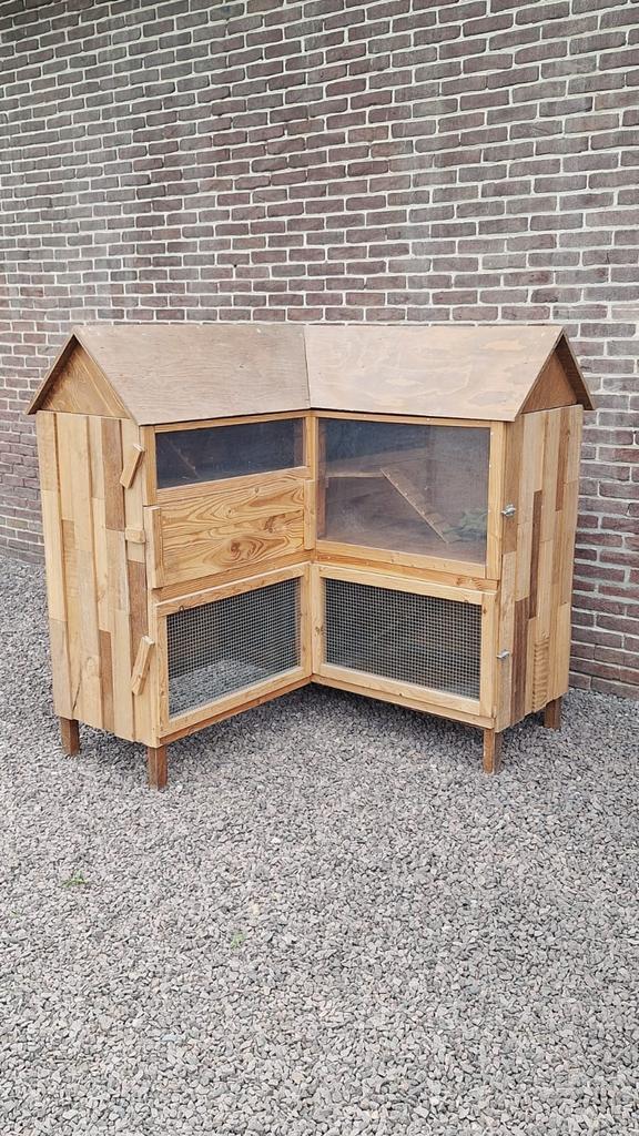 Knaagdier hok kooi chinchilla fret fretten kavia terrarium, Ophalen, 110 cm of meer, Zo goed als nieuw, 90 cm of meer
