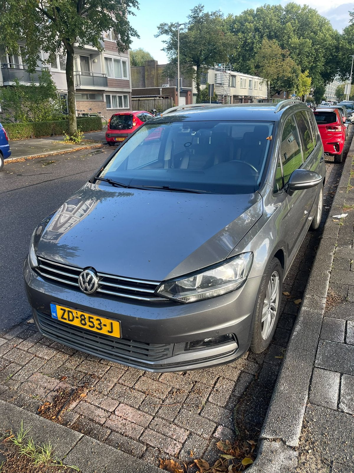 Volkswagen Touran 1.5 TSI 150pk BMT 7pl 2019 Grijs, Voorwielaandrijving, 1498 cc, Zwart, 4 cilinders