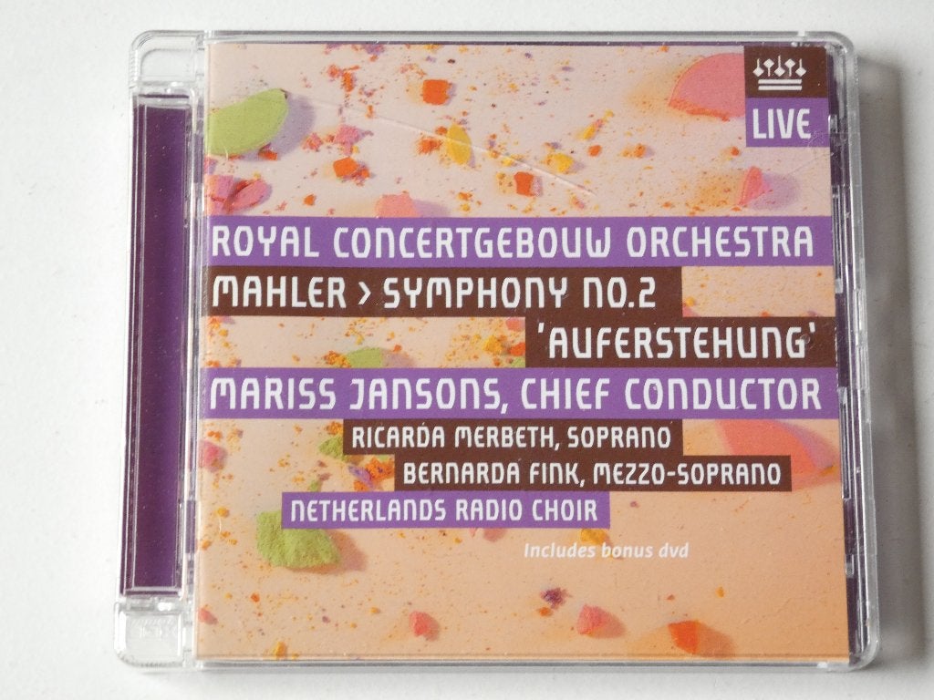 2xSACD Mahler, Mariss Jansons - Symphony No 2 'Auferstehung', Verzenden, Romantiek, Gebruikt, Orkest of Ballet
