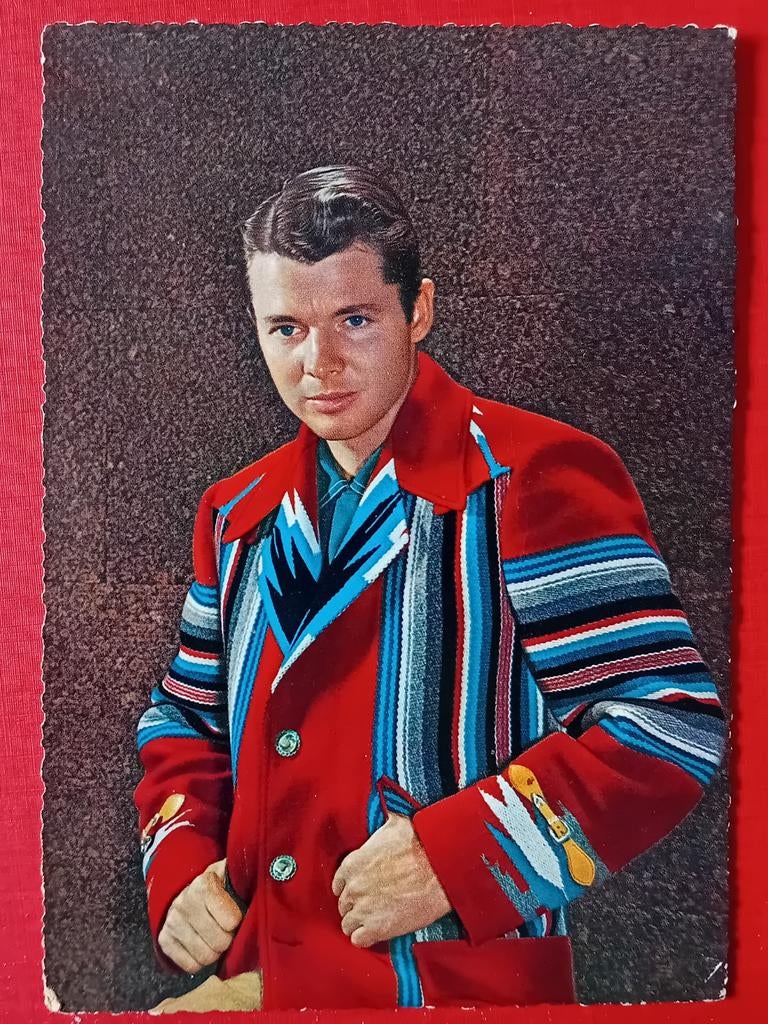 Ansichtkaart Audie Murphy, Ophalen of Verzenden, Foto of Kaart