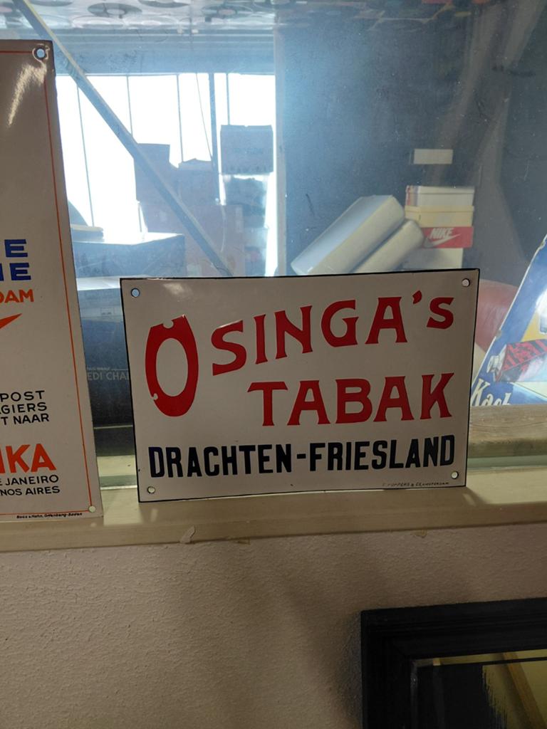Emaille reclamebord, Verzamelen, Merken en Reclamevoorwerpen, Ophalen of Verzenden, Gebruikt, Reclamebord
