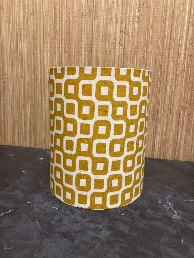lampenkapje retro, Ophalen of Verzenden, Gebruikt, Overige vormen