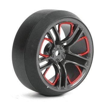 FASTRAX 1/10 Drift D3 Banden met 3mm 10-Spoke Velgen, Ophalen of Verzenden, Nieuw, Overige schalen, Onderdeel