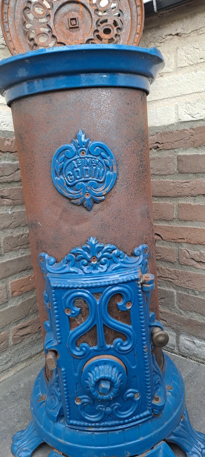 antieke potkachel, Ophalen