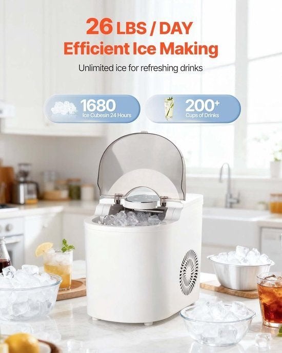 IJsblokjesmachine – Tafelijsmachine – IJsblokjesmaker, Corvance B.V., Verzenden, Nieuw, Corvancebol@gmail.com