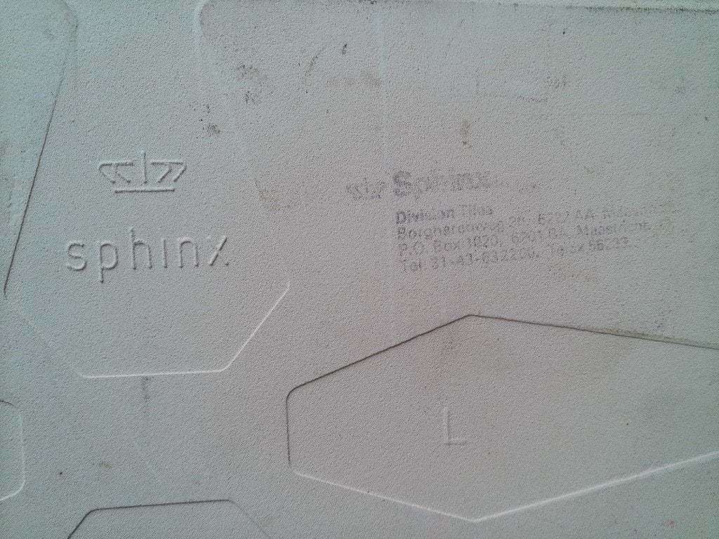 Sphinx tegel Nederland Amerika Instituut Limburg 1952-1987, Ophalen of Verzenden