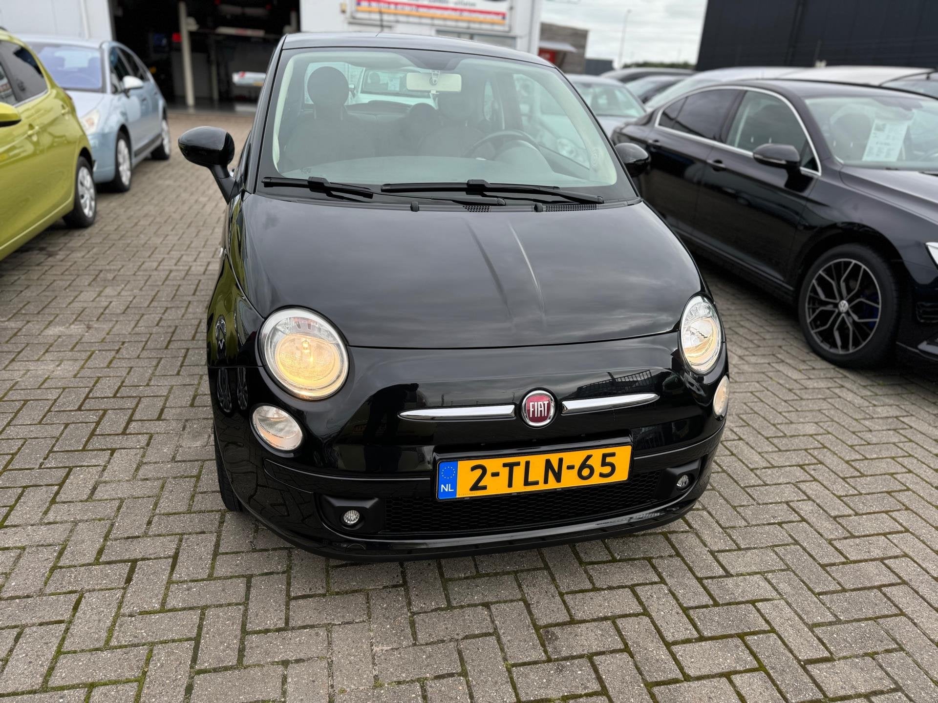 Fiat 500 0.9 TwinAir Blackjack|Apk 02-2027, Auto's, Voorwielaandrijving, Euro 5, 86 pk, Gebruikt