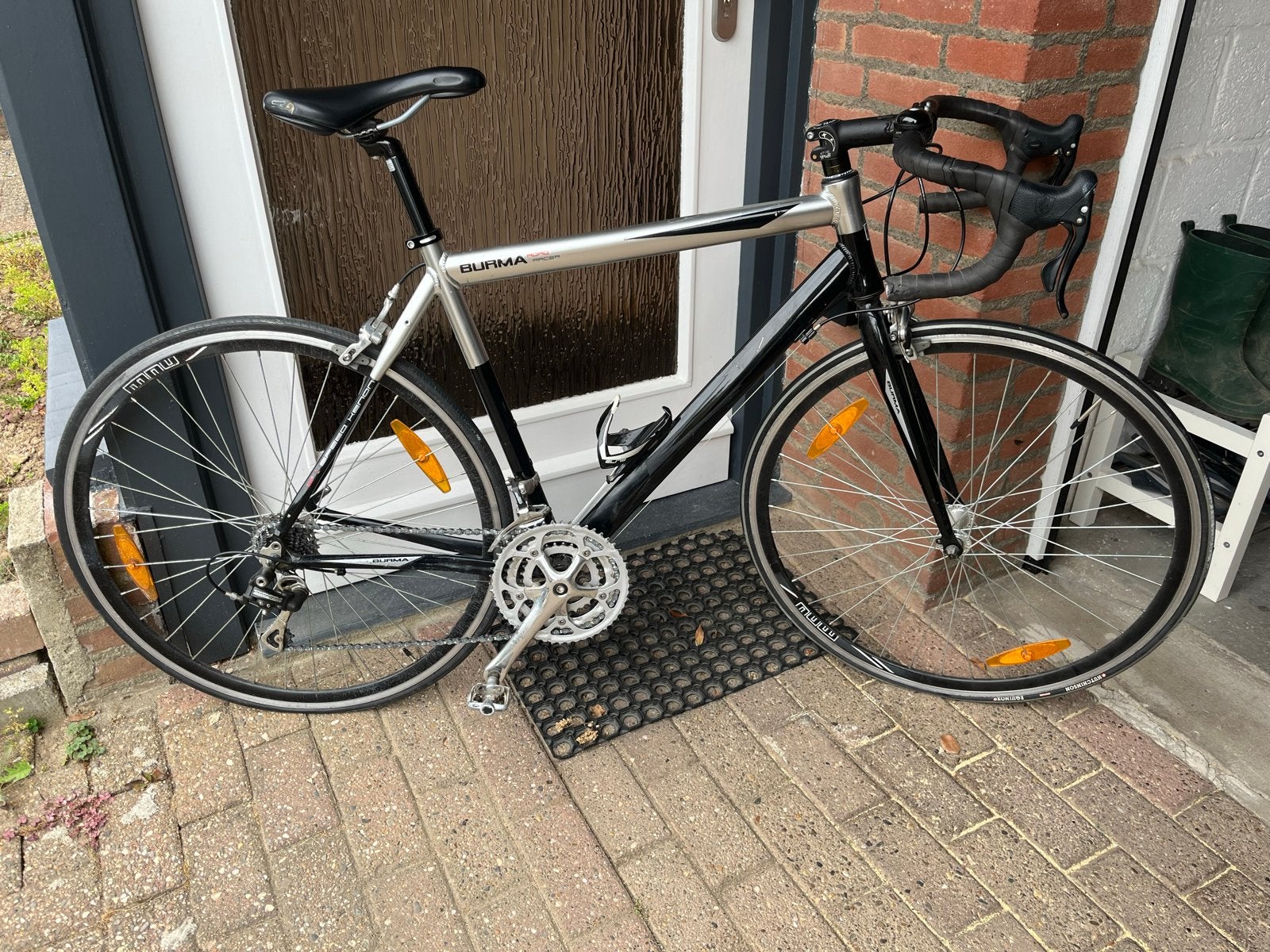 Burma racefiets met Campagnolo Champ Triple versnellingen, Fietsen en Brommers, 28 inch, Gebruikt, Velgrem, Aluminium
