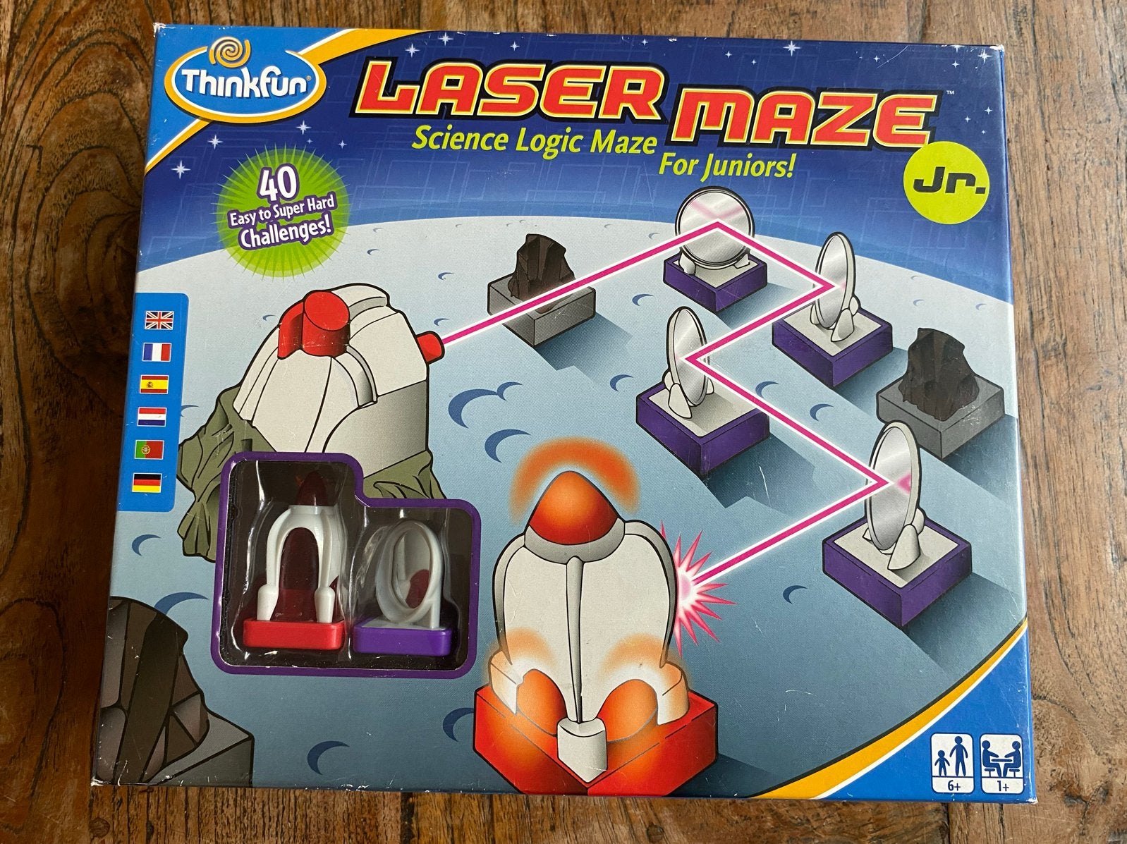 Lazer Maze Junior - Denkspel met Lasers - Nieuwstaat, Ophalen of Verzenden, Zo goed als nieuw