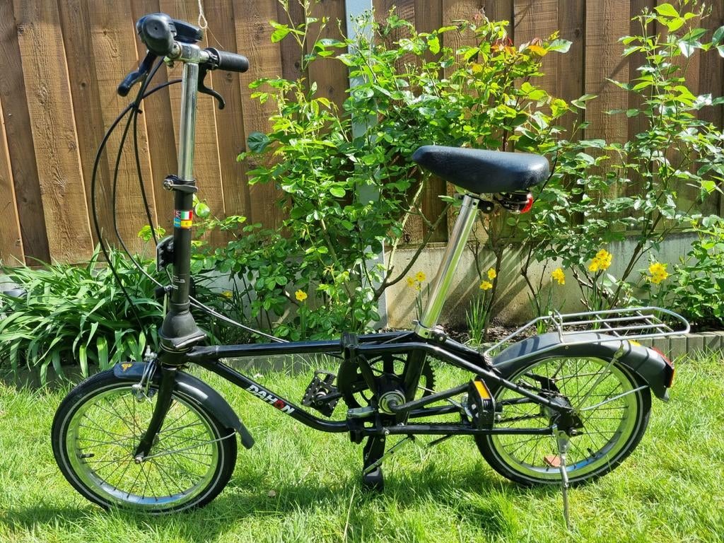 Dahon opvouwbare fiets - Compact en handig, Fietsen en Brommers, Fietsen | Vouwfietsen, Ophalen, Gebruikt, 16 tot 18 inch, Versnellingen