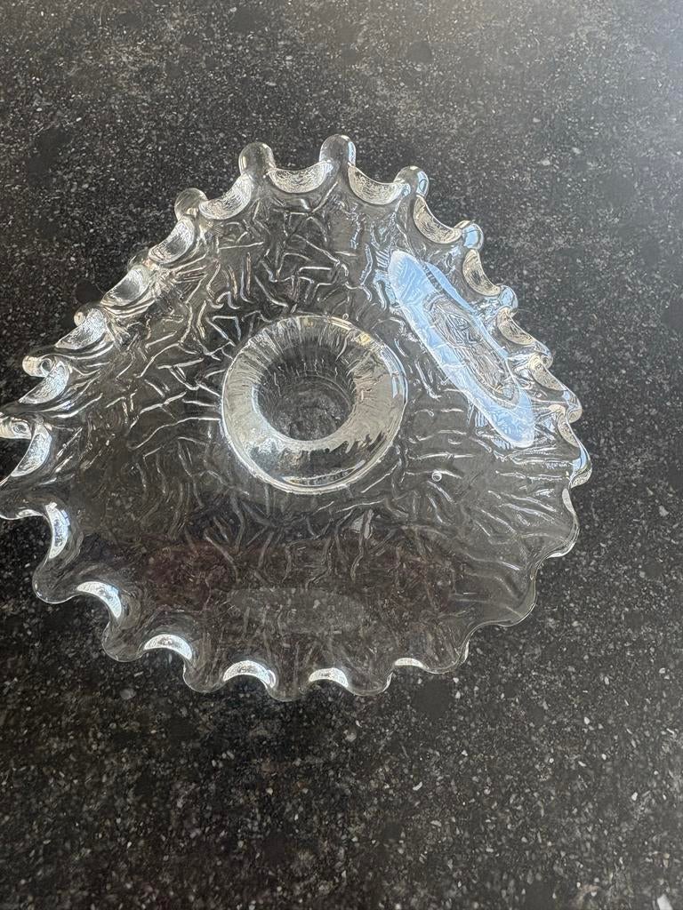 Kandelaar pukeberg Noorwegen 1970, Antiek en Kunst, Antiek | Glas en Kristal, Ophalen of Verzenden