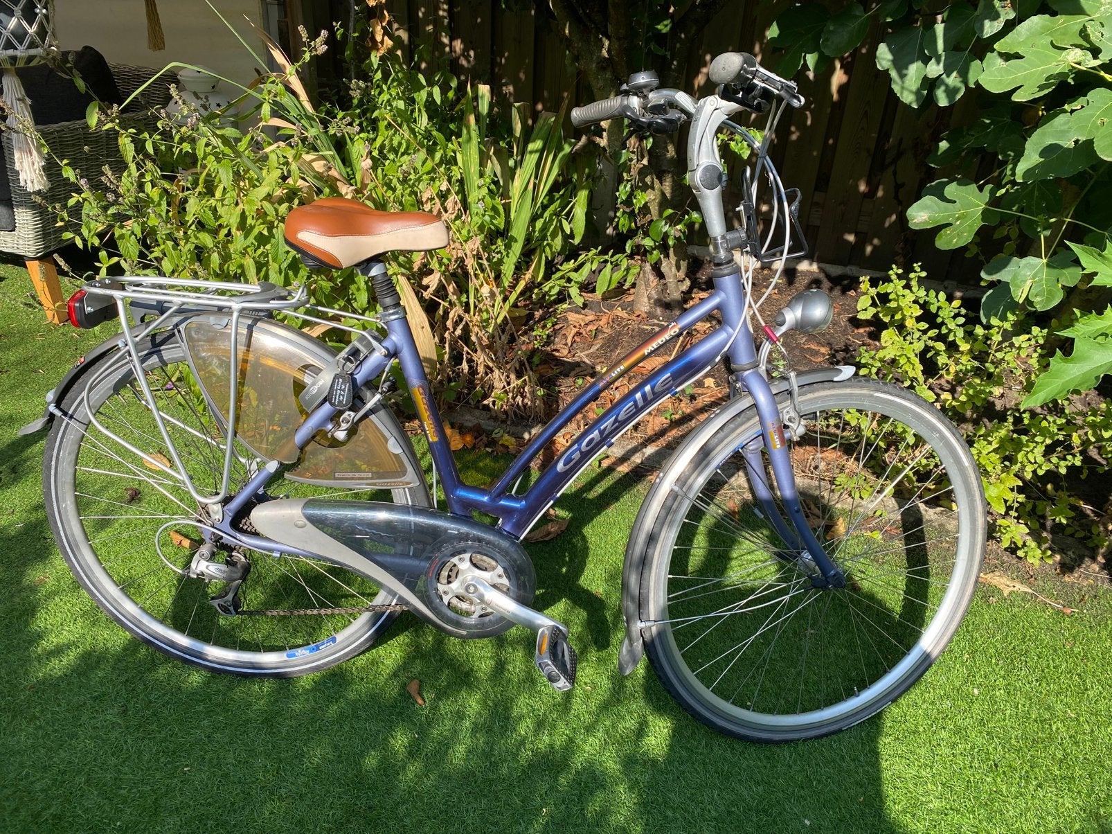 Gazelle Medeo damesfiets, Fietsen en Brommers, Fietsen | Dames | Damesfietsen, Ophalen, Gebruikt, Velgrem, Gazelle