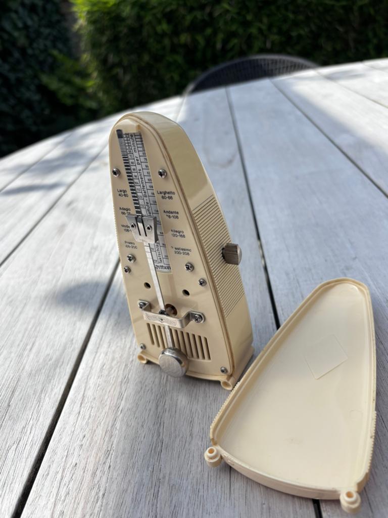 Vintage Wittner Taktell Piccolo metronoom,, Ophalen of Verzenden, Gebruikt, Overige instrumenten