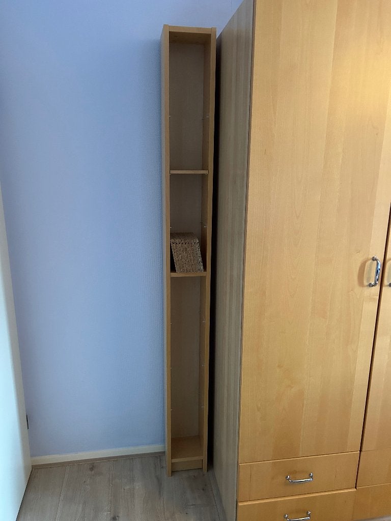Smalle houten boekenkast/opbergkast, Huis en Inrichting, Kasten | Overige, Ophalen, Gebruikt