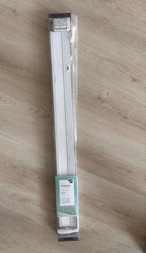 Karwei Plisségordijn Lichtdoorlatend Wit 80x180 cm, Huis en Inrichting, Stoffering | Gordijnen en Lamellen, Wit, Nieuw, 150 tot 200 cm