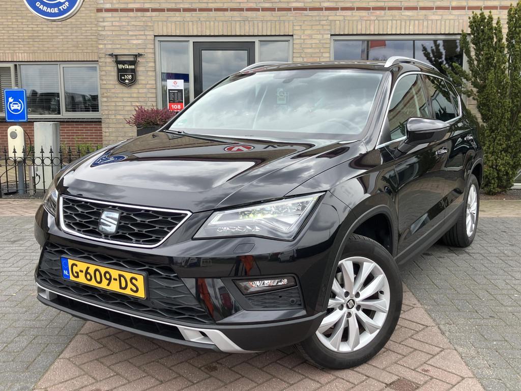 SEAT Ateca 1.5 TSI | Trekhaak | Dig. Dashboard | NAP, 4 cilinders, 150 pk, Ateca, Zwart