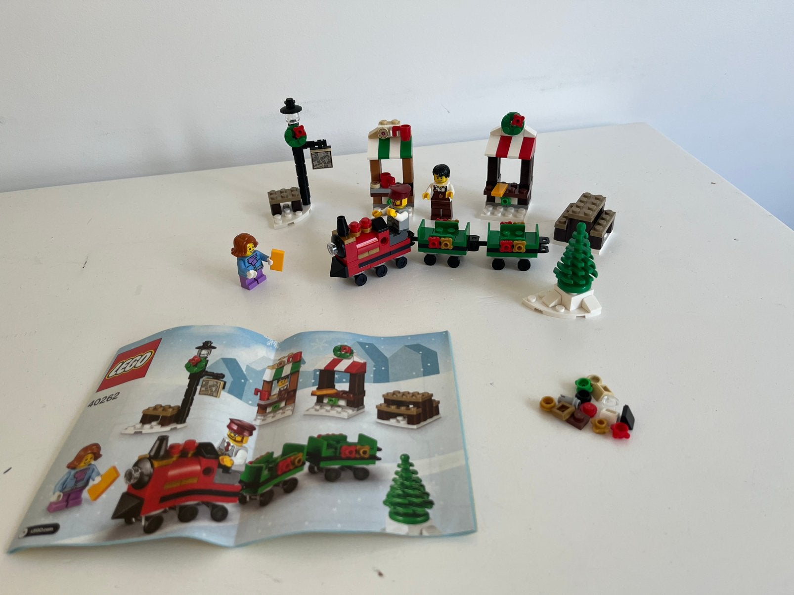 LEGO 40262 Christmas Train Ride (Compleet), Lego, Ophalen of Verzenden, Zo goed als nieuw, Inclusief instructies