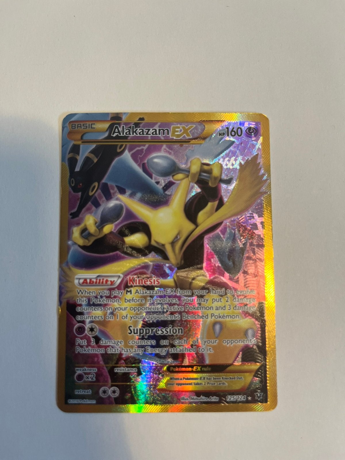 Alakazam EX (FCO 125), Ophalen of Verzenden, Zo goed als nieuw, Losse kaart, Foil