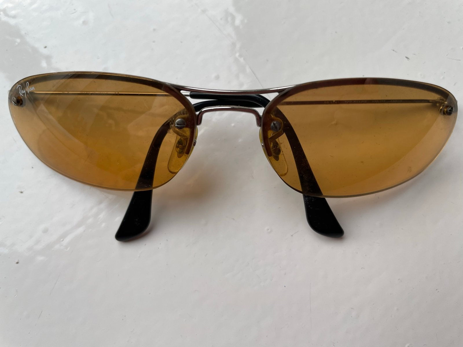Ray-Ban Zonnebril - Vintage Stijl met Bruine Glazen, Ophalen, Gebruikt, Zonnebril, Bruin