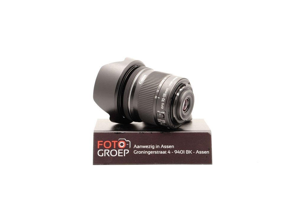 Canon EF-S 10-18mm €125 (occasion - Assen), Foto-Groep, Gebruikt, Luttekepoortstraat 26 3841 AX Harderwijk, Zoom