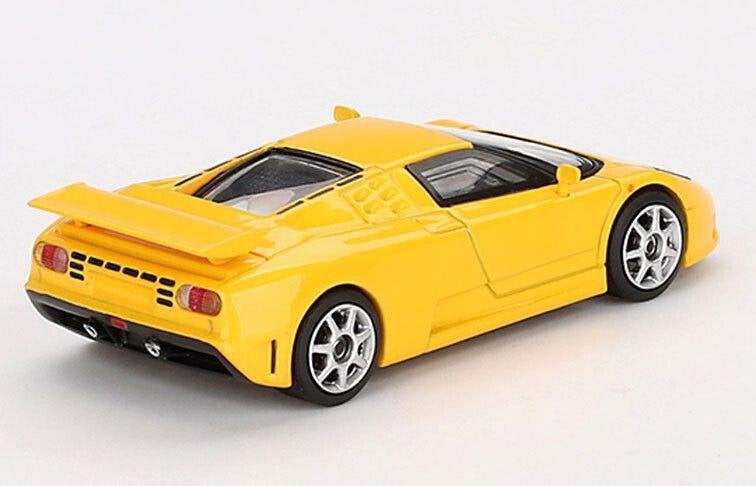 Mini GT 1:64 Bugatti EB110 Super Sport 1995, giallo / geel, -, Nieuw, Ophalen of Verzenden, -