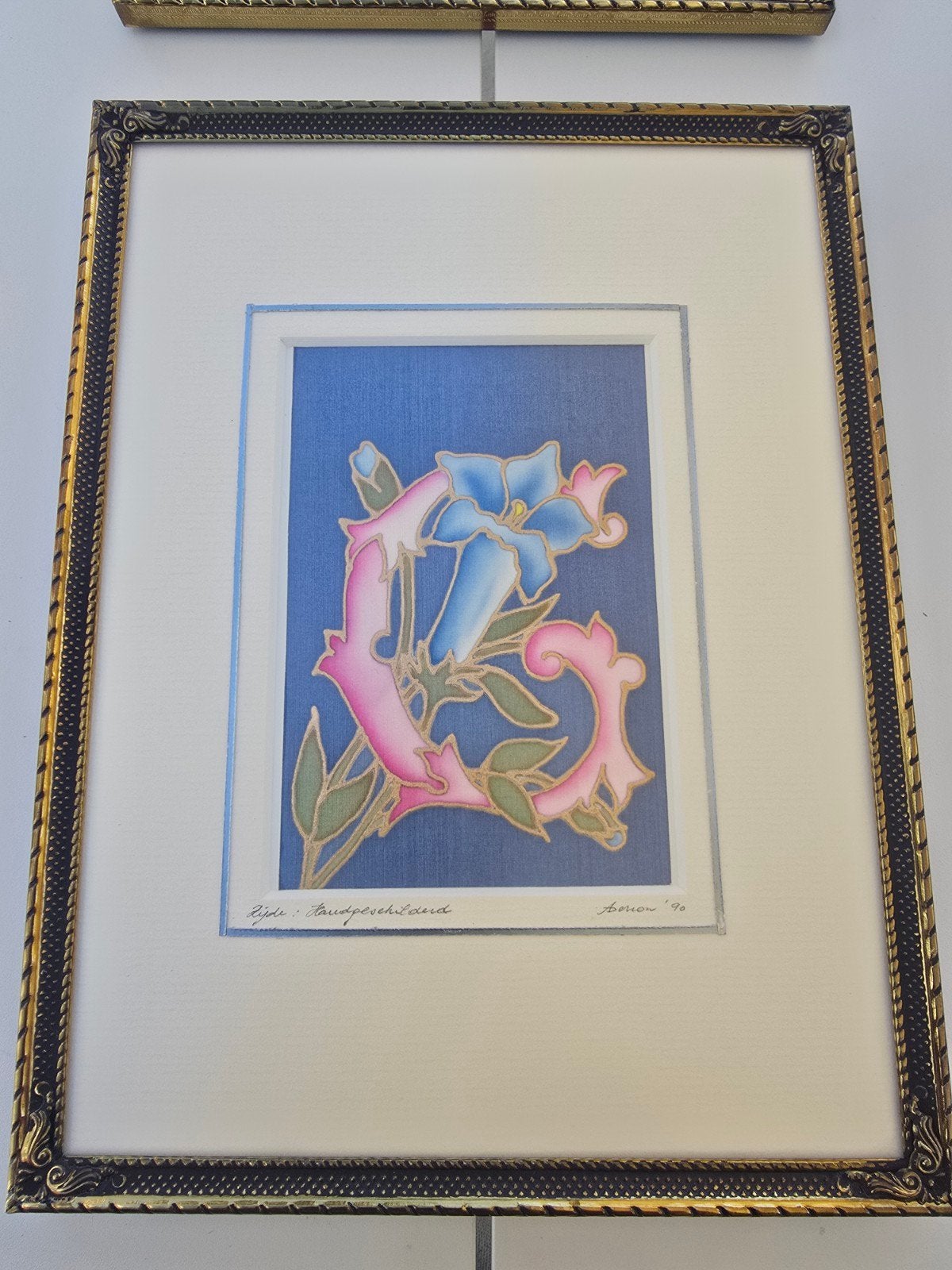 Initial Letter G & H by Denon 1989 Jyden goudkleurige lijst, Ophalen of Verzenden, Overige onderwerpen