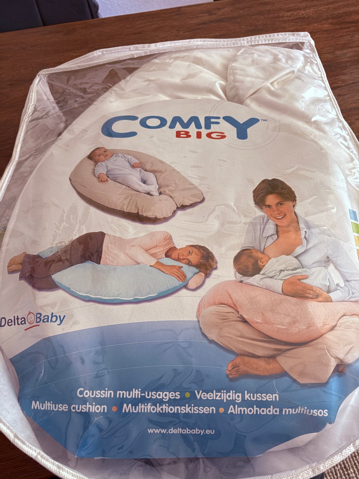 Delta Baby Comfy Big voedingskussen/zwangerschapskussen, Ophalen of Verzenden, Zo goed als nieuw