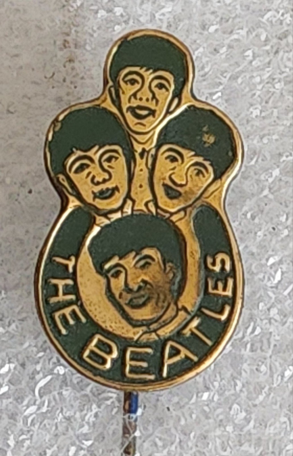 Vintage The Beatles Speldje - Muziek Memorabilia, Ophalen of Verzenden, Gebruikt, Overige onderwerpen, Speldje of Pin