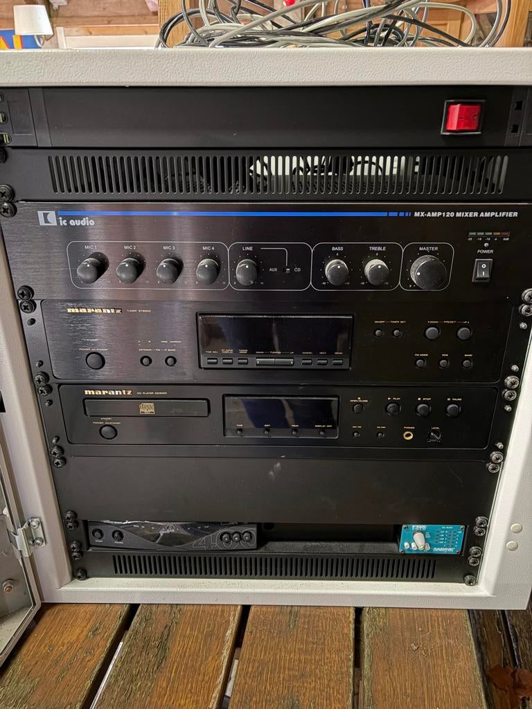 IC Audio MX-AMP120 100V Mengversterker, Ophalen, Zo goed als nieuw, Audio