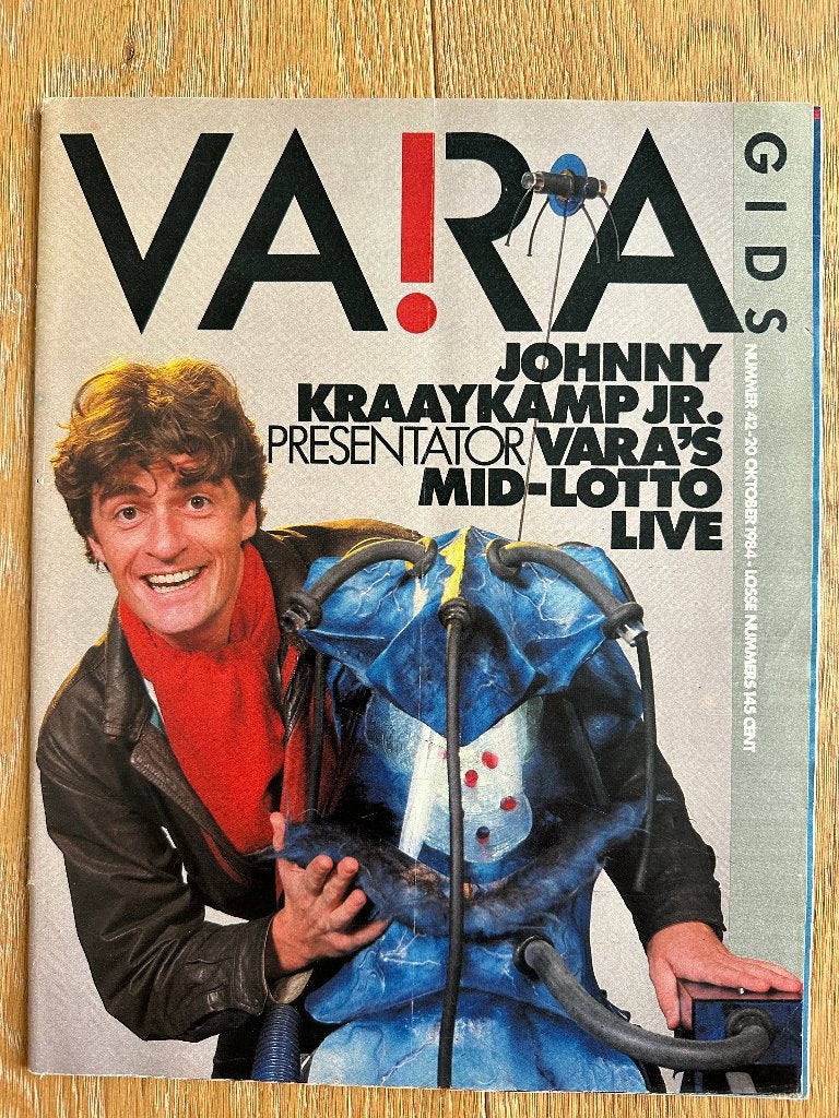 VARA Gids 20 okt 1984, Johnny Kraaykamp jr, Boudewijn Büch, Ophalen of Verzenden, Gelezen, Muziek, Film of Tv