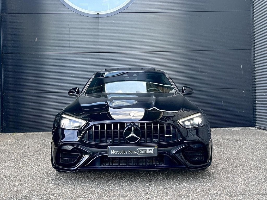 Mercedes-Benz C-klasse AMG 63 S E Performance | Nappa Leder, Auto's, Mercedes-Benz, Automaat, 4 cilinders, 2065 kg, Zwart