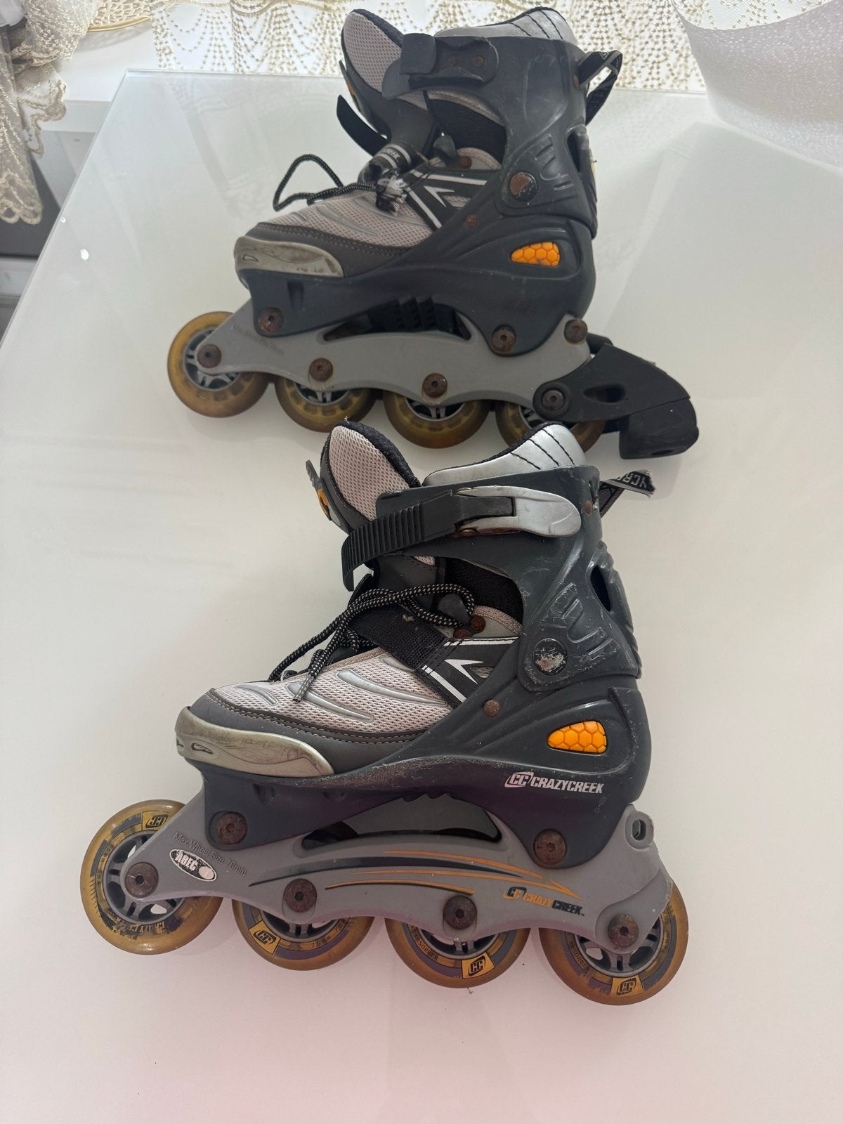 Skeelers maat 35 - Gebruikt maar in goede staat, Sport en Fitness, Skeelers, Ophalen, Gebruikt, Inline skates 4 wielen