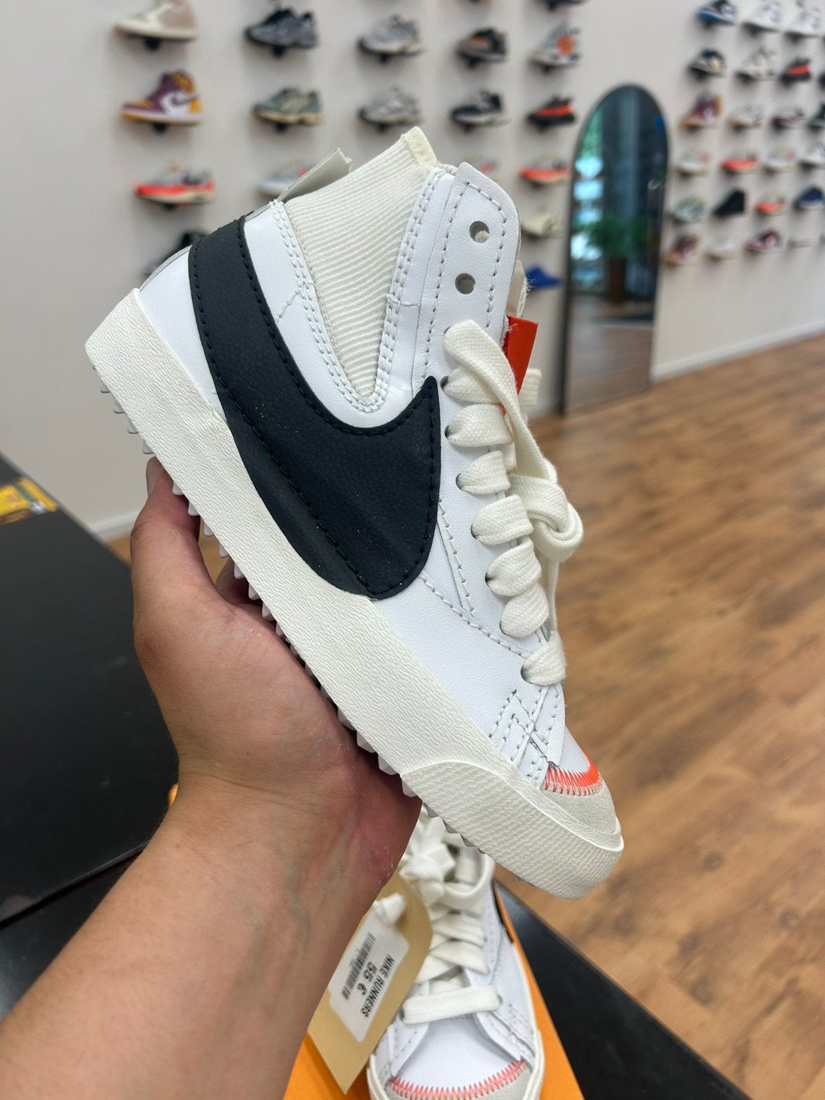 Nike Blazer Mid ’77 Jumbo White/Black  38, Kleding | Heren, Overige Herenkleding, Nieuw, Ophalen of Verzenden