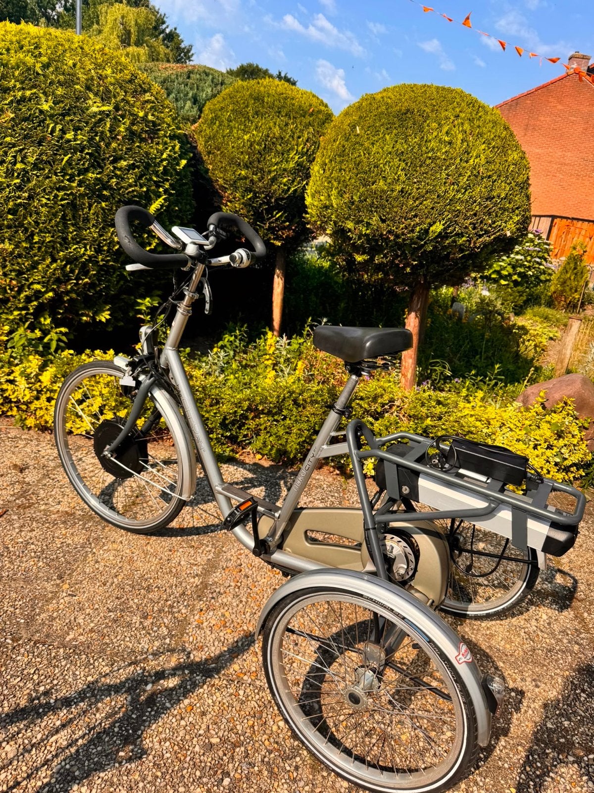 Huka City 24" driewieler elektrische fiets, Ophalen, Nieuw, Velgrem
