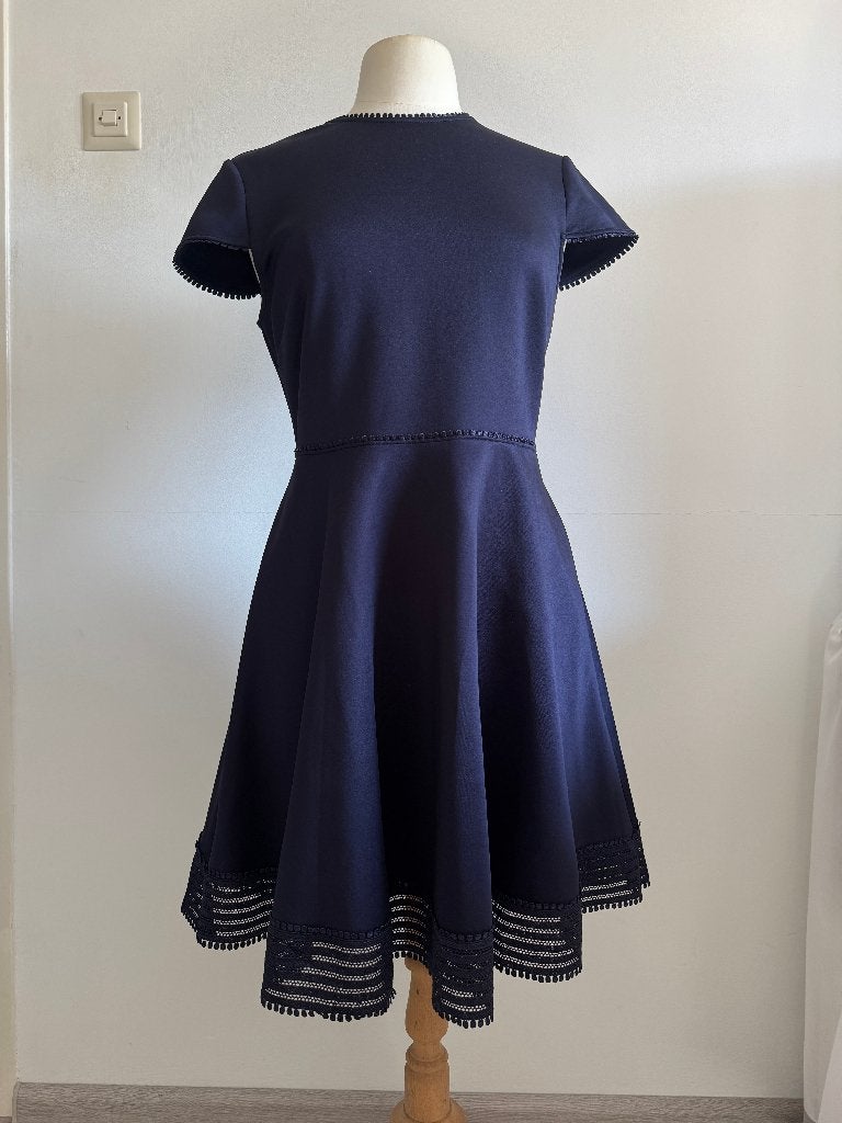 Ted Baker jurk maat 38, Maat 38/40 (M), Blauw, Ophalen of Verzenden, Zo goed als nieuw