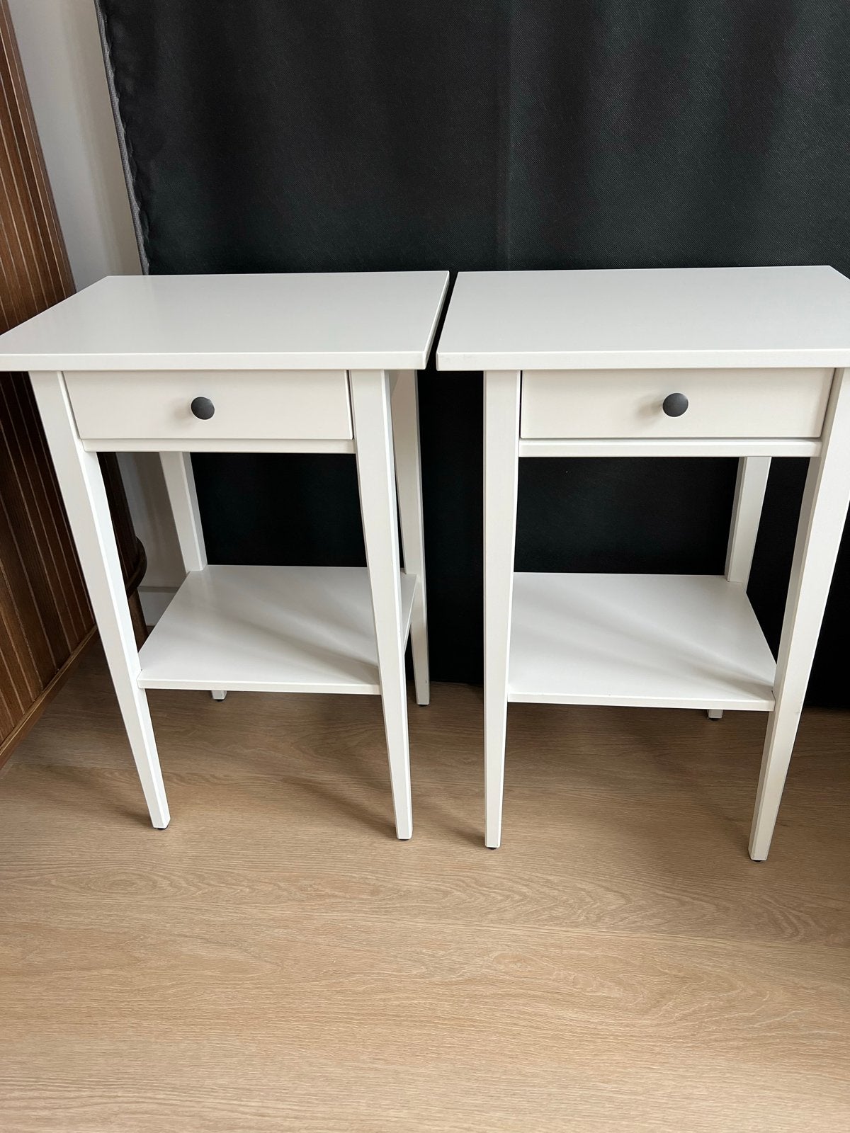 Ikea Hemnes Nachtkastje - Wit - 2 stuks, Huis en Inrichting, Slaapkamer | Nachtkastjes, Ophalen, Minder dan 45 cm, 55 tot 70 cm