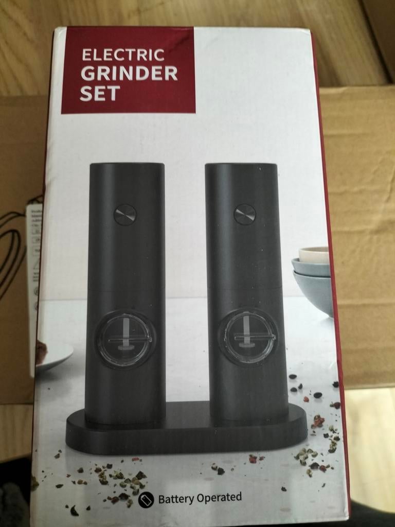 Elektrische Peper- en Zoutmolen Set - Nieuw, Huis en Inrichting, Ophalen of Verzenden, Nieuw