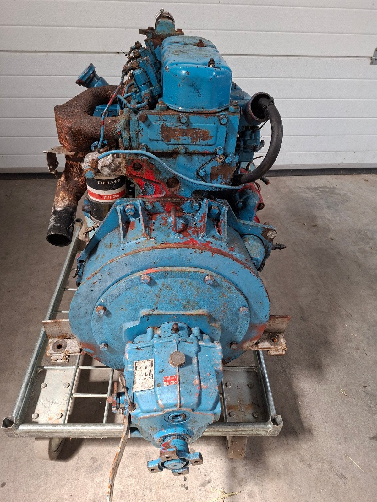 Perkins, scheepsmotor, boot motor, motor, Ophalen