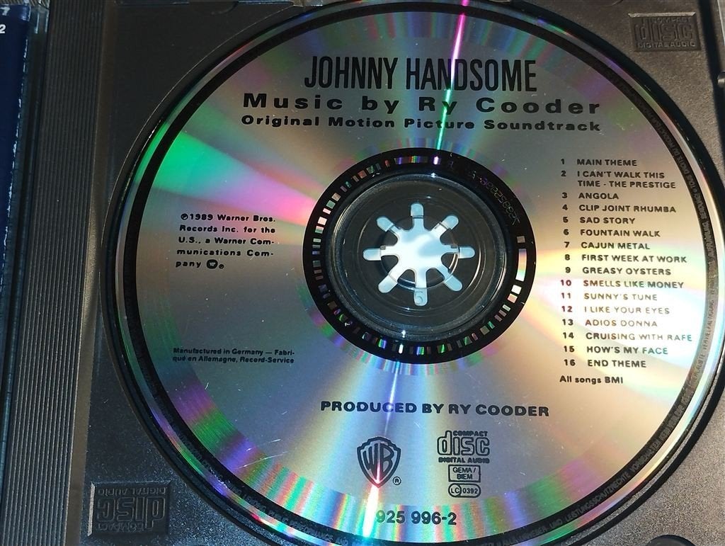 Ry Cooder - Johnny Handsome, Ophalen of Verzenden, 1980 tot heden, Zo goed als nieuw, Jazz