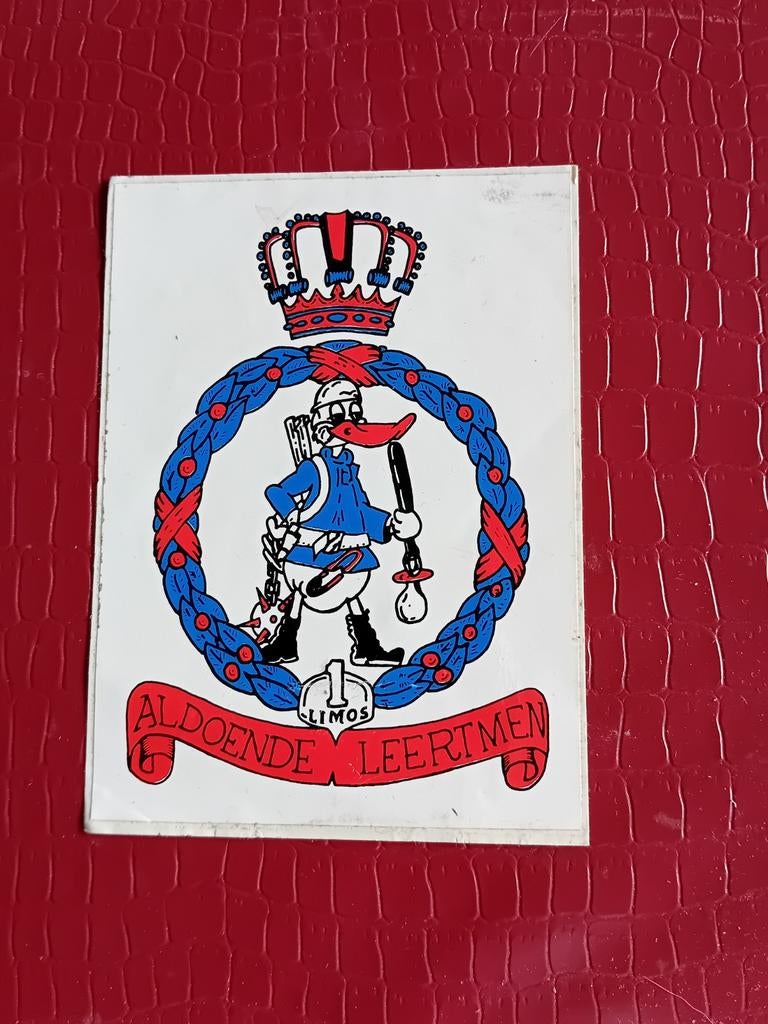 Sticker Limos, Ophalen of Verzenden, Luchtmacht, Nederland, Embleem of Badge